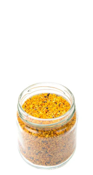 Bee Pollen In Jar — Stock Photo, Image