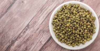 Yeşil biber kurutulmuş