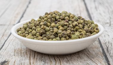 Yeşil biber kurutulmuş