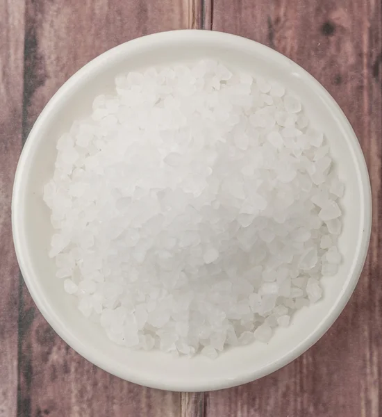 白鉢の海塩 — ストック写真