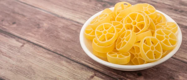 Dried Rotelle Pasta — Stock Photo, Image