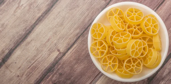 Dried Rotelle Pasta — Stock Photo, Image