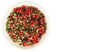 Beyaz kase Mix biber