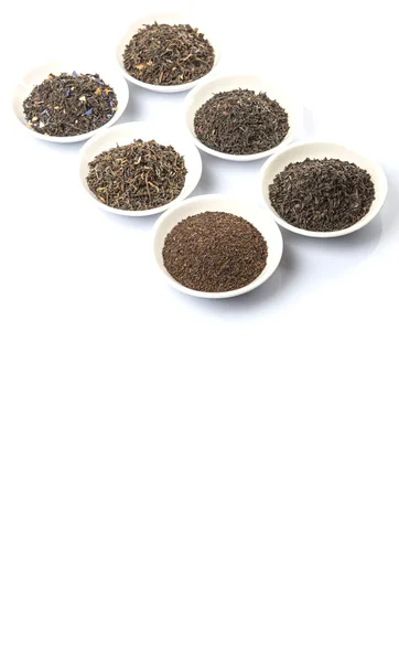 Ποικιλία μαύρο τσάι — Φωτογραφία Αρχείου