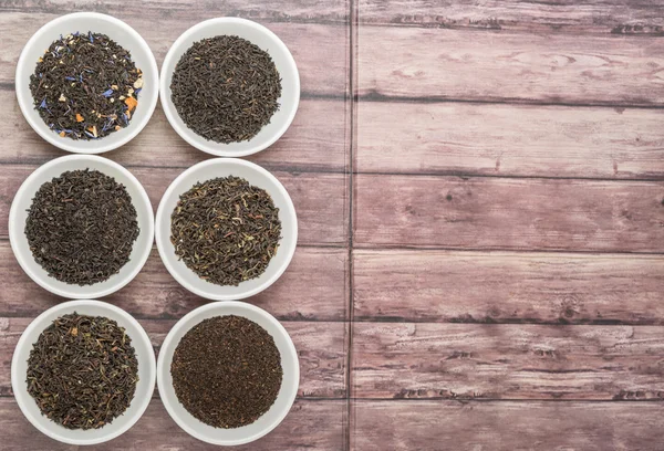 Variedad de té negro — Foto de Stock