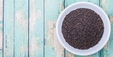 Darjeeling siyah çay yaprakları