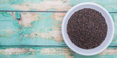 Darjeeling siyah çay yaprakları