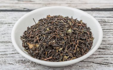 Darjeeling siyah çay yaprakları