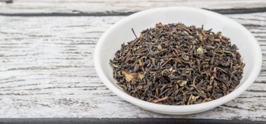 Darjeeling siyah çay yaprakları