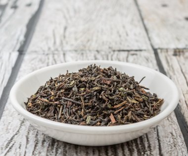 Darjeeling siyah çay yaprakları