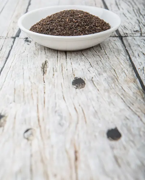 Darjeeling svart te blad — Stockfoto