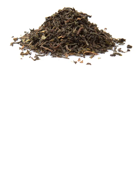 Loose Darjeeling Nero Sfondo Bianco — Foto Stock