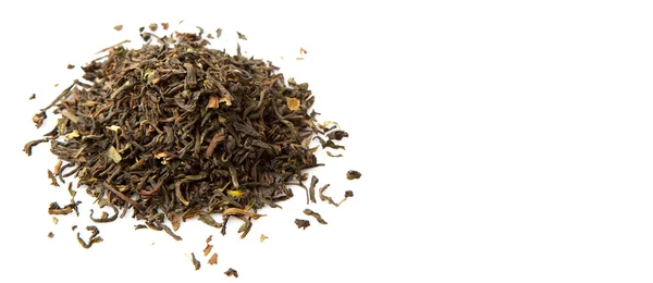 Loose Darjeeling Black Tea White Background — Stock Photo, Image