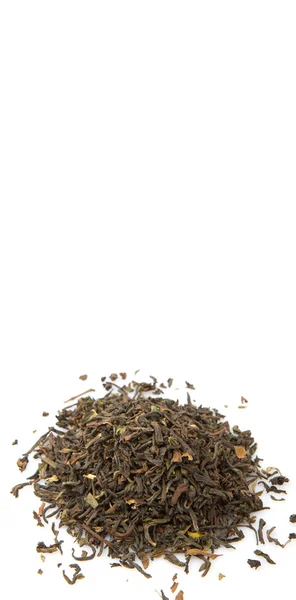 Luźne Herbata Darjeeling Czarno Białym Tle — Zdjęcie stockowe