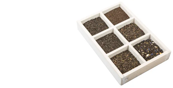 Variedad de té negro — Foto de Stock