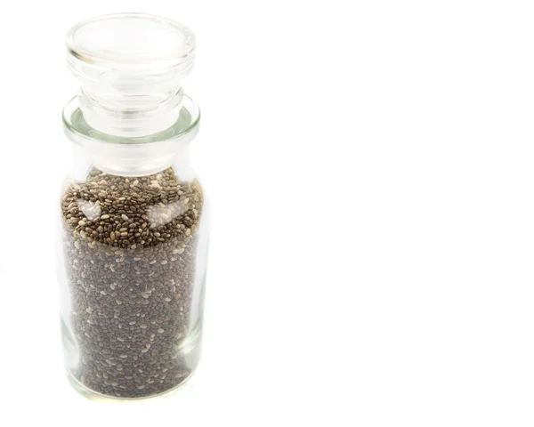 Black Chia Seeds — Stock Photo, Image