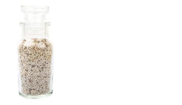 White Chia Seeds — Stock Photo, Image