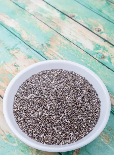 Dried Black Chia Seed — Stock Photo, Image