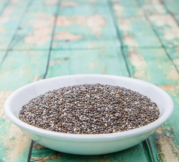 Dried Black Chia Seed — Stock Photo, Image