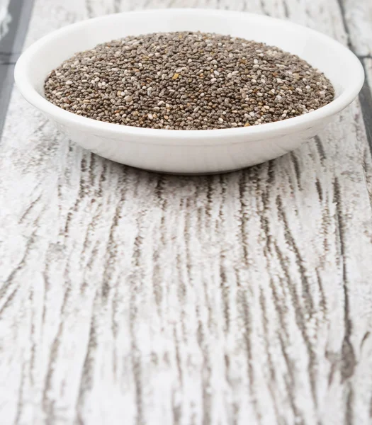 Dried Black Chia Seed — Stock Photo, Image