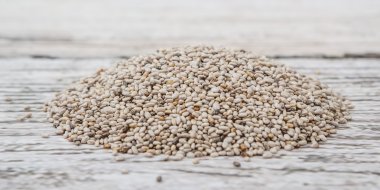 Beyaz Chia tohum kurutulmuş