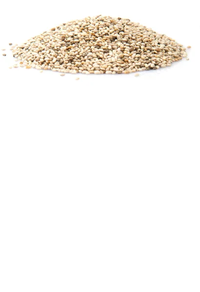 Dried White Chia Seed — Stock Photo, Image