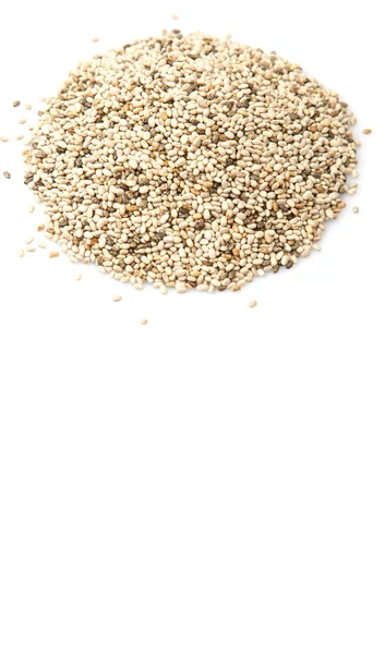 Dried White Chia Seed — Stock Photo, Image