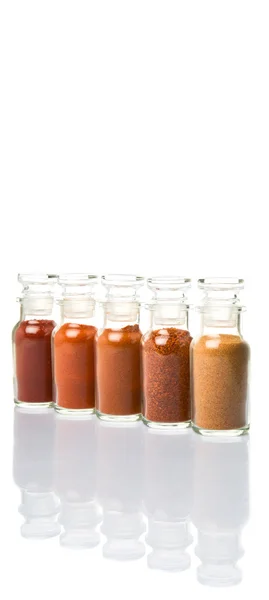 Assortment Of Chilly Powder — Stock Photo, Image