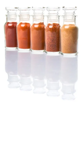 Assortment Of Chilly Powder — Stock Photo, Image