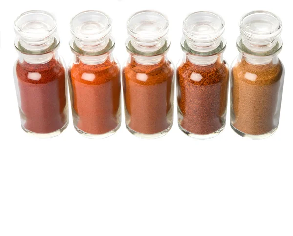 Assortment Of Chilly Powder — Stock Photo, Image