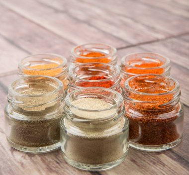 Sıcak ve baharatlı baharat toz