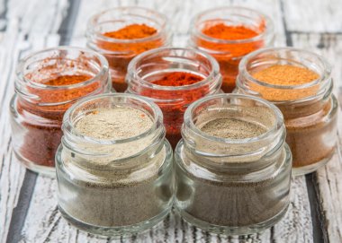 Sıcak ve baharatlı baharat toz