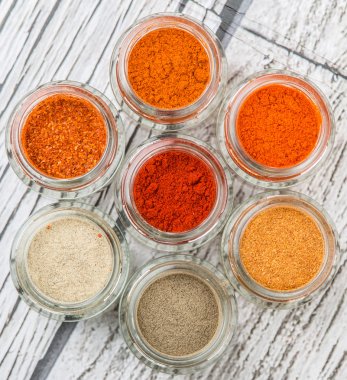 Sıcak ve baharatlı baharat toz