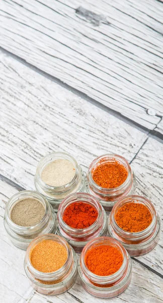 Varm och kryddig kryddor pulver — Stockfoto