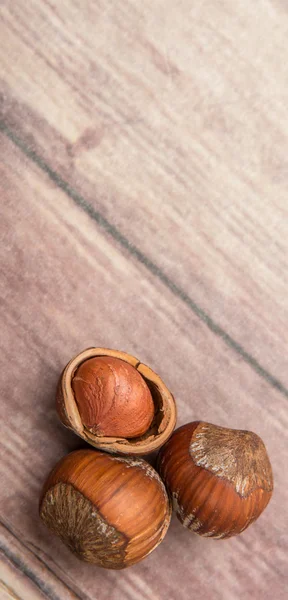 Skupina lískových ořechů — Stock fotografie