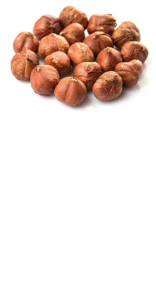 Peeled Group of Hazelnuts — Stock Photo, Image