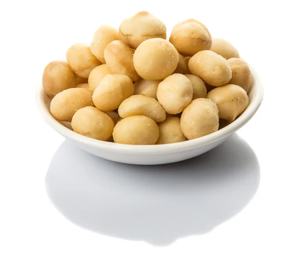 Peeled Macadamia Nut — Stock Photo, Image