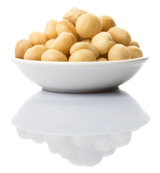 Peeled Macadamia Nut — Stock Photo, Image