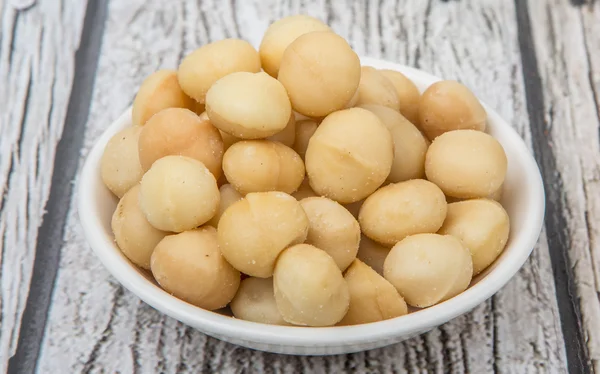 Peeled Macadamia Nuts Stock Image