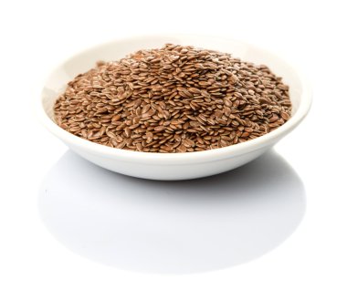 Keten tohumu beyaz kase