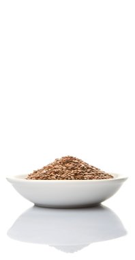 Keten tohumu beyaz kase