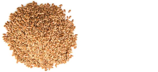 Flax Seed Isolated — Stock Photo, Image