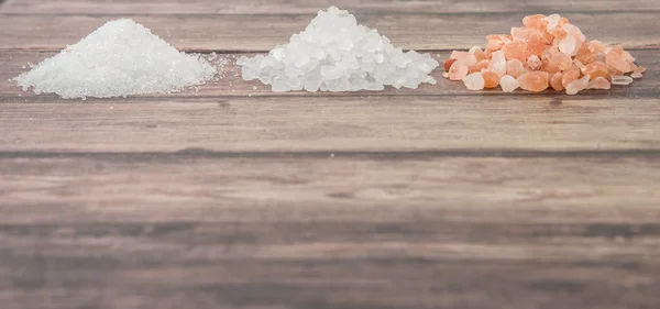 Table Salt, Sea Salt and Himalayan Salt