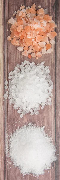 Table Salt, Sea Salt and Himalayan Salt