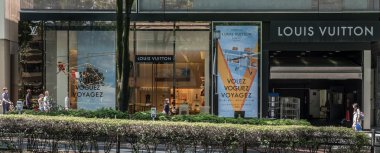 Dış bir Louis Vuitton tasarımcı mağaza