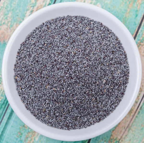 Black Poppy Seeds — Stock Photo, Image