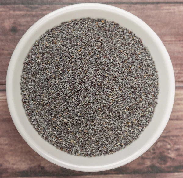 Black Poppy Seeds — Stock Photo, Image