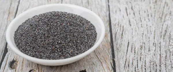 Black Poppy Seeds — Stock Photo, Image