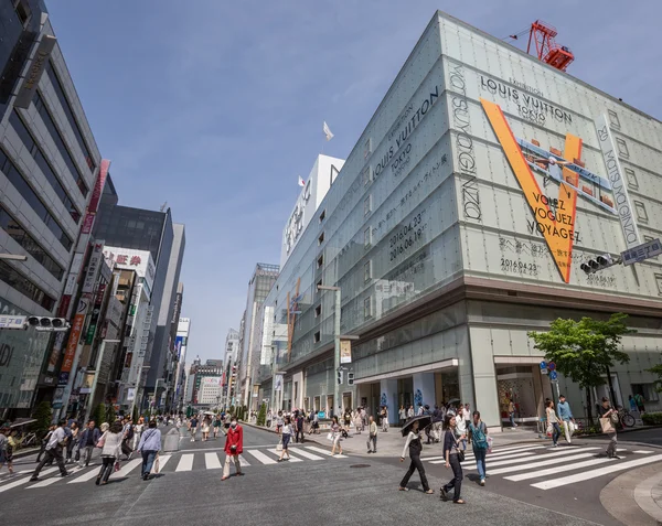 Loius Vuitton Store, Ginza, Tokyo — Stockfoto