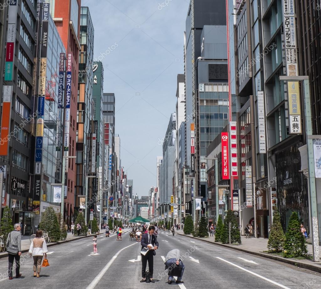 Ginza Tokyo Japan Stock Editorial Photo C Akulamatiau